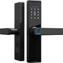 Tuya Smart Lock - Fingerprint & Keypad Door Lock with Handle - Electronic Deadbolt - Compatible with Tuya APP