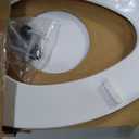 Bemis 1500EC 390 Lift-Off Wood Elongated Toilet Seat, Cotton White (Pack of 1)