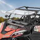 KEMIMOTO 950 G1 2-in-1 Front Flip Windshield Upgraded Clamps