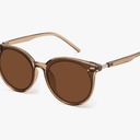 Livho Polarized Sunglasses, Retro & Oversized Shades for Women with Round Lenses