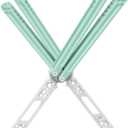 Nabalis Cheese Butterfly Knife Balisong Trainer, 6061 Aluminum, 420C Blade Material, Teflon-Coated, Public-Friendly Metal Trainer