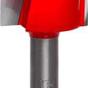 Freud Radius Rounding Over Bit with Perma-Shield Coating and Quadra-Cut Design for Flawless Finish - 2 Cutters, 1/4" Shank Dia., 1/8" Radius, 2-3/16" Length - 34-104