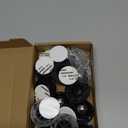 PlusRoc 12 Pack Self Adhesive Caster Wheels 1 Inch for Furniture Mop Bucket, Load Capacity 28LBS Per Wheel, Low Profile Swivel Wheels for Small Appliance Storage Bins