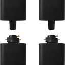 4-Pack Black H-Type 3-Wire Track Light Adapter Connector  Universal LED Track Lighting Adapter for H-Track System, Easy Plug-in Installation, Compatible with Most H-Type Track Rails.