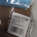 Volcom Women's Squared Platform Velcro Strap Slide Sandal (7, White)