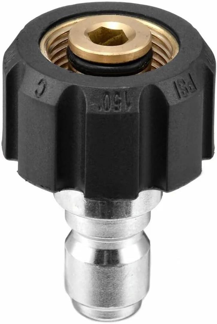 High Pressure Washer Adapter 1/4" to M22 14mm 15mm Quick Connect