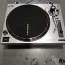 Crosley C100A-SI Belt-Drive Turntable Record Player with Adjustable Counterweight, Silver