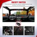 Nilight 10016W DT Wiring Harness Kit for LED Light Bars - 12V On/Off Switch, Power Relay, Blade Fuse - 2 Leads