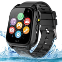 OVV Kids Waterproof Smart Watch Boys Girls Age 312 with 26 Game 1.44'' HD Touch Screen Music Player Camera Video Recorder 12/24 Hr Clock Pedometer Alarm Torch Calculator Children Learning Toys