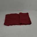 2 PCS Tassels Pillowcases Decorative Party Pillow Covers Modern Solid Cozy Pillowcases Decor Sofa Living Room Rust, Orange