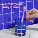 Max Extra-Soft Toothbrush for Adults Sensitive Gums  Gentle Bristles, Wide Angled Head for Back Teeth, Ergonomic Non-Slip Grip, BPA-Free Handle, Individually Wrapped, 4-Pack(Blush Pink)