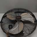 VEVOR 18 Inch Wall Mount Fan, 3-speed IP44 Waterproof, Max. 4150 CFM Wall Mounted Fan for Outdoor, Commercial, Residential, Greenhouse, Workshop, Patio, Black, ETL Listed