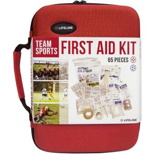 Team Sport First Aid and Safety Kit, Stocked with Essential First aid Components for Emergencies Resulting from Outdoor and Team Sports Activities