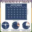 12 Pcs Extra Large Undated Calendar 40'x 27.5' Large Colorful Wall Calendar 12 Month Big Dry Ease Reusable Planning Yearly Rainbow Planner for Office Home Educational Study Back to First Day