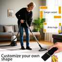 Rug Pad Grippers for Hardwood Floors & Tiles - No Damage Washable & Reusable, Double-Sided Non Slip Strong Adhesive Rug Pads Keep Corners Flat (8)