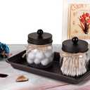 Vintage Farmhouse Decor Metal Vanity Tray(1 Pack),Countertop Guest Hand Towel Storage Organizer Tray Dispenser, Sturdy Holder for Perfume, Cosmetics, Jewelry, Makeup Bathroom Organizer (Bronze) (1 Pack (9.9" x 5.9" x 1.1"))