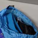 Y-STOP Kids Pod Swing Seat, Hanging Hammock Chair with Inflatable Pillow, Sensory Swing Chair with Pocket for Indoor and Outdoor (Blue Yellow)