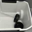 Coleman Xtreme 50qt Rolling Cooler with Wheels, Extra-Walled Insulation Keeps Ice up to 5 Days, Portable Wheeled Hard Chiller (Black)