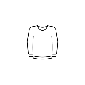 Women's Sweatshirt, Black, S