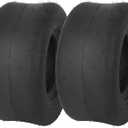 AR-PRO (2-Pack) 13x6.50-6 Lawn Mower Tires, Replacement 13x6.5-6 Smooth Tractor Turf Tire, 4 Ply Lawn Mower Tire Tubeless 480lbs Load Capacity, Fit for Most Riding Mower, Lawn Garden Tractors