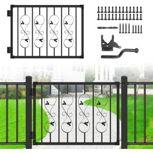 Unique Design Deck Gate Kit, 42" H x 48" W Door with Hinges & Latch
