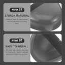 1 Pair Metal Foot Guard Toe Cover Composite Toe Inserts Work Toe Guard Steel Toe Cover Work Boot Toe Cover Work Boots Steel Toe Caps Accessories Men and Women Steel (US Size Man 7, Women 8.5)