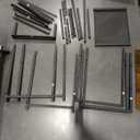 Small Computer Desk for Home Office, Compact Study Desks for Small Spaces, Kids Desk Study for Bedroom, Rustic Brown