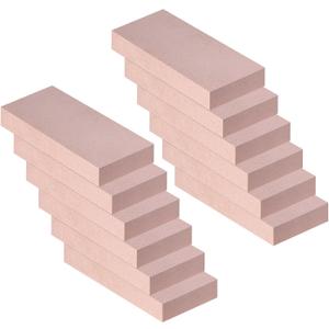 Fire Bricks, Woodstove Firebricks, High Temperature Resistant Clay Firebricks for Wood Stoves, Fireplaces, Pizza Ovens and BBQ Smokers, Size 9" X 4-1/2" X 1-1/4", Pack of 12, Red Color