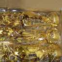 6 Pack Metallic Foil Spray Centerpiece Table Decoration Gold Party Centerpieces Table Decorations for Birthday Wedding Anniversary Graduation Party Decor