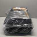 Dog Car Seat for Small/Medium Dogs, Memory Foam Dog Booster Seat, Travel Safety Per Car Seat with Washable Removable Cover, Storage Pockets for Dogs up to 35 lbs(BlackBrown)