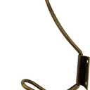 Wire Coat Hooks Heavy Duty, 5 Pack Vintage Wall Hooks Double Metal Hangers with Screws for Hanging Clothes Jackets Robes Towels Hats Keys Bags, Bronze