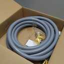 3/4" Natural Gas Hose for Generator, 30FT 3/4" ID Natural Gas Hose with Quick Connect for NG/LP Propane Appliances, Grill,Patio Heaters,Generators, Indoors & Outdoors CSA Certified