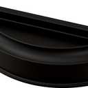 Franklin Brass 10 Pack Matte Black Cabinet Handles 3 inch or 3-3/4 inch (76mm or 96mm) Kitchen Cabinet Handles and Drawer Pulls for Cupboards and Dressers |Notched Backplate