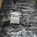 Black Chair Covers 50 PCS Spandex Banquet Chair Covers | Spandex Fabric, Stretch Fitted, Washable and Reusable, Bulk Value Pack for Wedding, Party, Banquet