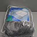 Electric Heated Blanket 72"x84" Full Size Flannel Heated Blanket, Cozy & Warm for All Night, 5 Heat Settings & 10 Hours Auto Off, Machine Washable, Light Grey