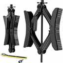 Wankic Camper Wheel Chock X Shaped RV Chocks Stabilizer for Travel Trailer,Anti-Move Tire Wheel Chock with Accessories-Pair