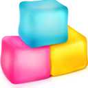 Fidget Toys Stress Cube 3 Pack: High Density Gel Filled Sensory Toys, 2.1" Cube, Anxiety Relief Squishy Fidget Toys, Stress Balls for Adults Kids Children Teens, Fidgets for Classroom