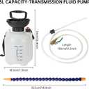 AIGMISON 3L Transmission Fluid Pump, Transmission Fluid Hand Pump Automotive,Transmission Oil Pump, Manual Automotive Oil Filling System