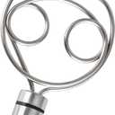 Premium Stainless Steel Danish Dough Whisk (8.5 Inch) - Dishwasher Safe Sourdough Bread Mixer & Batter Blender for Pizza, Pastry Baking