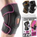 DR. BRACE ELITE Knee Brace with Side Stabilizers & Patella Gel Pads for Maximum Knee Pain Support and fast recovery for men and women-Please Check How To Size Video (XX-Large, Orion)