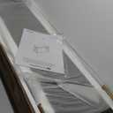 Yaheetech Console Table for Entryway, 2 Tier Entryway Table Bookshelf Accent Table w/Storage Shelf Living Room Entry Hall Foyer Table Furniture, Black,X-Design