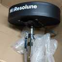 Hydraulic Drum Throne, Saddle Drum Stool with 450lbs Weight Capacity, Professional Motorcycle-Style Padded Drum Chair, Height Adjustable for Adult Drummers, Percussionists, and Studio Use, 17.32 * 14.96 * 24.6