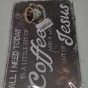 Vintage Coffee Bar Sign - Wall Decor for Home, Supermarket, Bar, Pub, Garage, Hotel, Diner, Mall - 12 * 8in