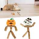 2-Pack Silvervine Sticks for Cats, Natural Matatabi Chew Toys for Indoor Cats, Dental Cat Chew Sticks for Kittens, Safe Catnip Alternative for Teeth Cleaning & Stress Relief