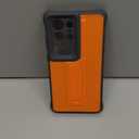 CaseBorne V Compatible with Samsung Galaxy S24 Ultra Case - [Extremely Rugged] [Military Grade 5-Layer Construction] with Built-in Stand - Orange/Gray