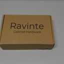 Ravinte 25 Pack Drawer Pulls 1-1/4 Inch Kitchen Cabinet Knobs Solid Round Dresser Drawer Knobs Matte Black Dresser Knobs Drawer Knobs Simple Cabinet Hardware for Cupboard Drawer Pulls