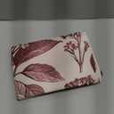 Floral Pillow Covers 18x18 Set of 2 Vintage Burgundy Red Hydrangea Herb Botanical Throw Pillow Cover Outdoor Decoration Boho Flower Pillowcase Farmhouse Decorative Cushion Case for Sofa Couch