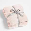 CYMULA Super Soft Pink Throw Blanket 50x60 inches- Lightweight Plush Fuzzy Fluffy Warm Cozy Blankets and Throws for Sofa Bed All Season Use