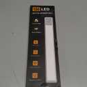 Under Cabinet Lighting Wireless, Motion Sensor Light Indoor Rechargeable, 3 Color Dimmable Closet Light Battery Operated with LED Power Display, Magnetic Under Counter Lights for Kitchen, Home (3Pack)