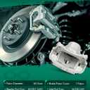 SCITOO 18B4910A(Front Driver Side) Brake Piston Caliper Fit For Chevrolet For Malibu 2004-2012 For Pontiac For G6 2005-2010 For Pontiac For Solstice 2006-2009 For Saturn For Aura 2007-2009